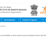 IIRS ISRO recruitment