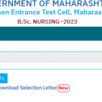 Maharashtra B.Sc. Nursing CET admit card