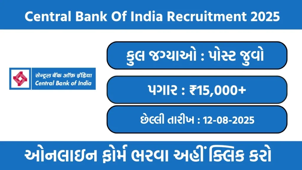 Central Bank Of India Recruitment 2025